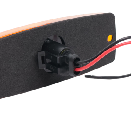 Cantonal Zijmarkeringslamp LED - 110x44 mm - 10-30V - oranje/geel - losse draad aansluiting