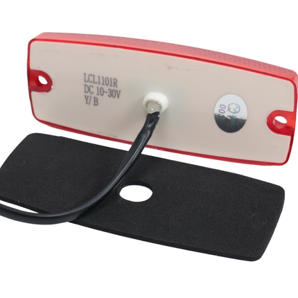 Cantonal Zijmarkeringslamp LED - 110x44 mm - rood - losse draad aansluiting