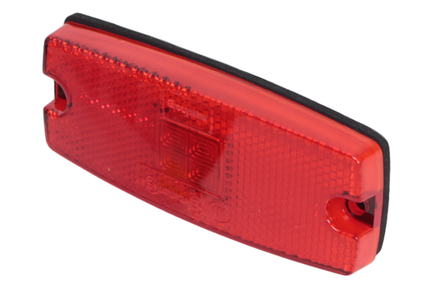Cantonal Zijmarkeringslamp LED - 110x44 mm - rood - losse draad aansluiting