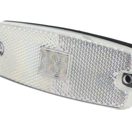 Cantonal Zijmarkeringslamp LED - 110x44 mm - wit - losse draad aansluiting