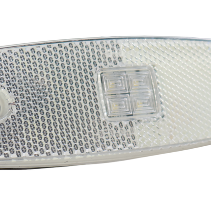 Cantonal Zijmarkeringslamp LED - 110x44 mm - wit - losse draad aansluiting