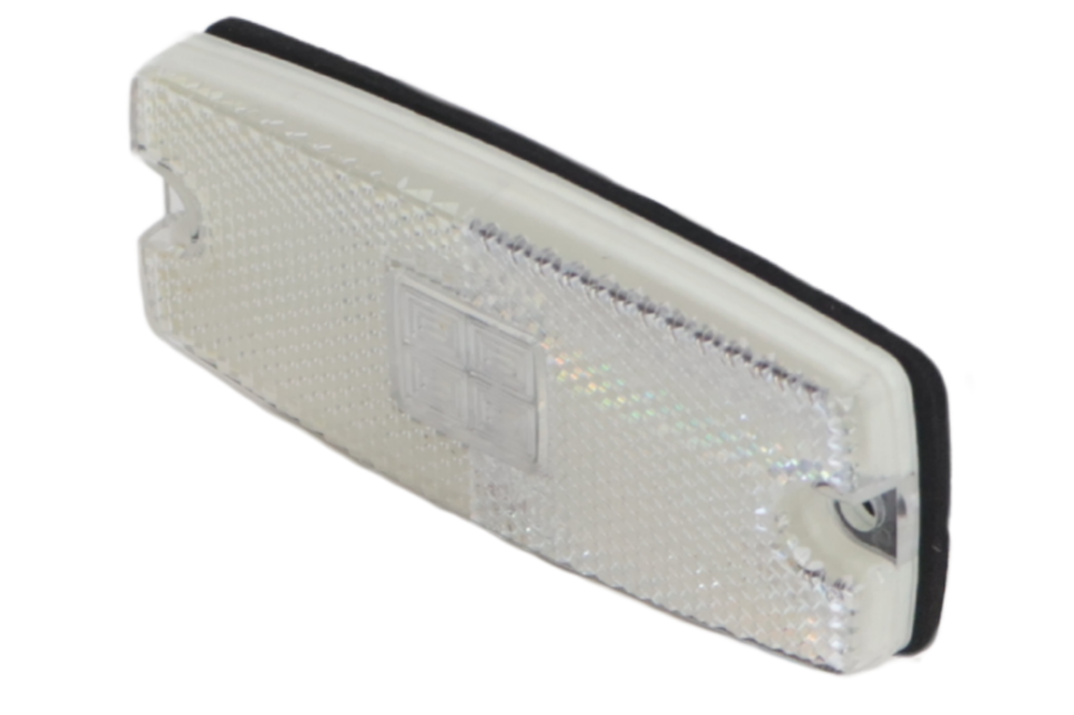 Cantonal Zijmarkeringslamp LED - 110x44 mm - wit - losse draad aansluiting