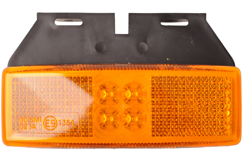 Cantonal Zijmarkeringslamp - oranje/gele markeringslamp - losse draad aansluiting - LED