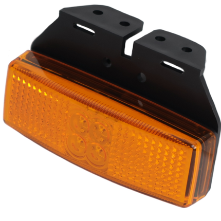 Cantonal Zijmarkeringslamp - oranje/gele markeringslamp - losse draad aansluiting - LED
