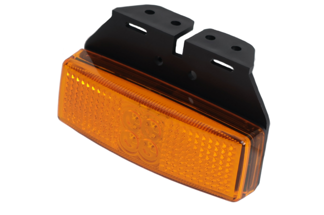 Cantonal Zijmarkeringslamp - oranje/gele markeringslamp - losse draad aansluiting - LED