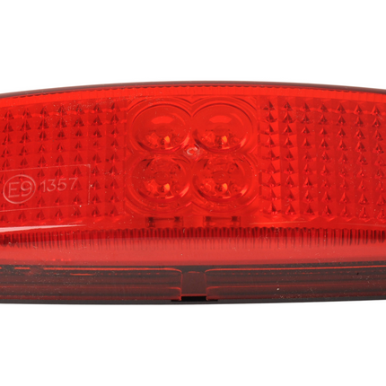 Cantonal Zijmarkeringslamp Rood LED 110x40 mm