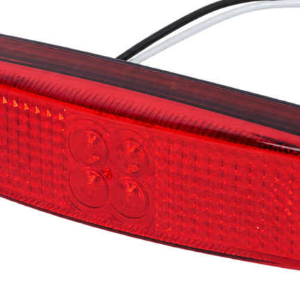 Cantonal Zijmarkeringslamp Rood LED 110x40 mm