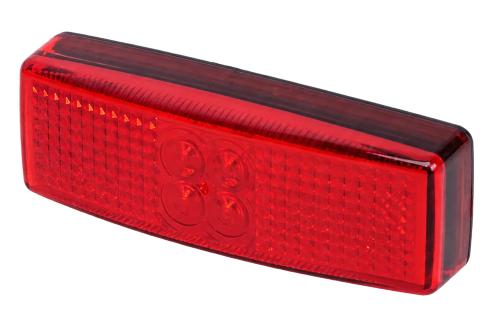 Cantonal Zijmarkeringslamp Rood LED 110x40 mm
