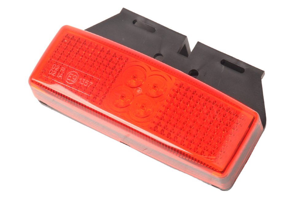Cantonal Zijmarkeringslamp Rood LED met houder