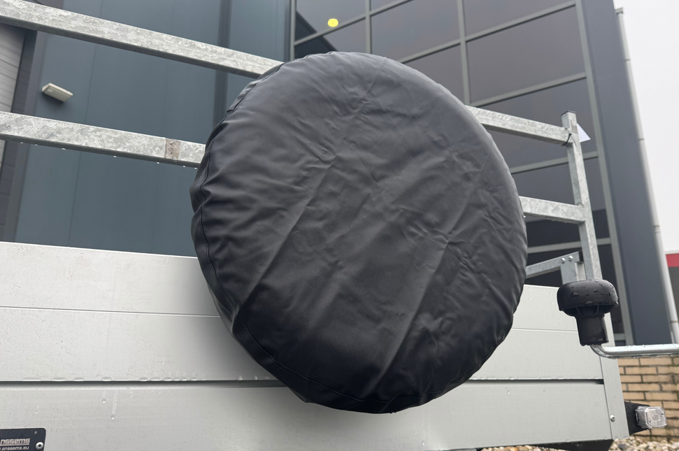 Cantonal Zwarte reservewiel hoes - 13 inch - Ø58x21 cm