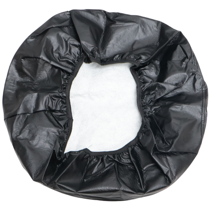 Cantonal Zwarte reservewiel hoes - 14/15 inch - Ø65x21 cm