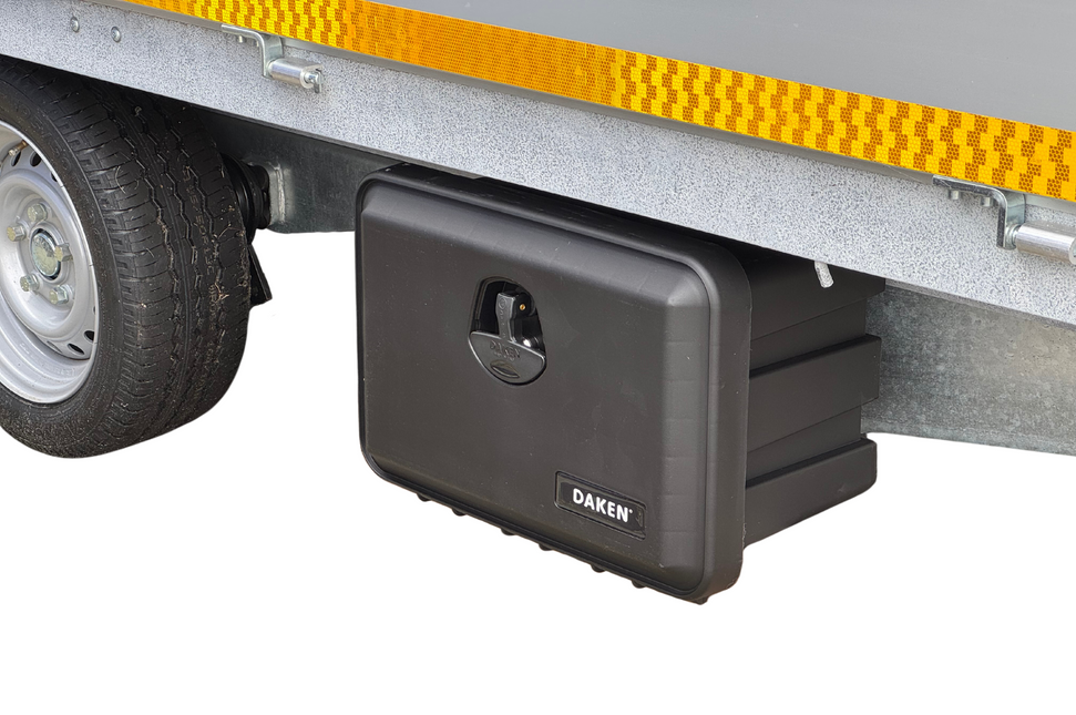 Daken Waterdichte Daken disselkist/disselbak/gereedschapskist - 500x300x350 mm - voorzien van t-sluiting