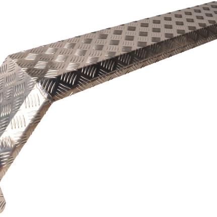 De Haan Aluminium traanplaat spatbord voor tridem asser - 2250x240x400 mm