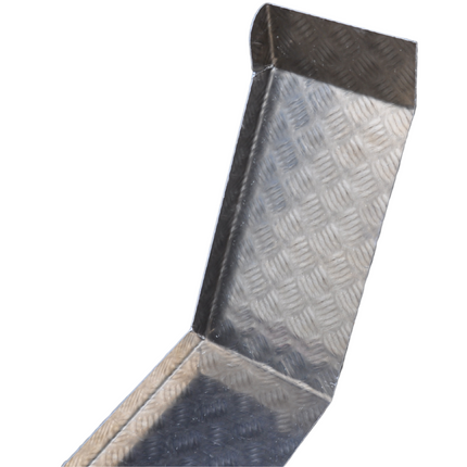 De Haan Aluminium traanplaat tandem spatbord - IFor Williams - 2350x220x500 mm - 5-kant