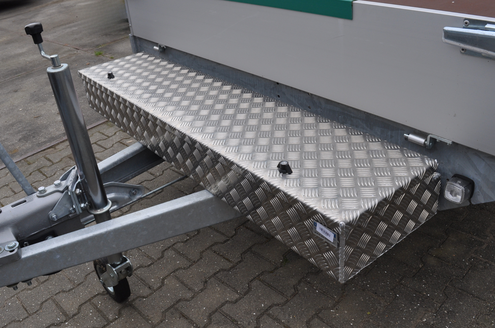 De Haan DE HAAN BOX HL - 1600x380x190 mm - waterdichte en stofdichte aluminium traanplaat disselbak - voorzien van vlinderslot of spansluiting