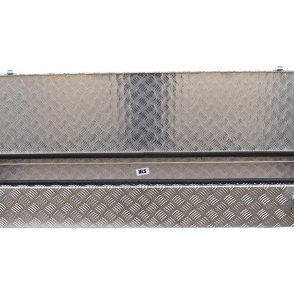 De Haan DE HAAN BOX HL - 1600x380x190 mm - waterdichte en stofdichte aluminium traanplaat disselbak - voorzien van vlinderslot of spansluiting