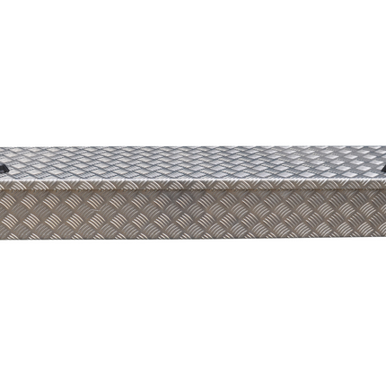 De Haan DE HAAN BOX HL - 1600x380x190 mm - waterdichte en stofdichte aluminium traanplaat disselbak - voorzien van vlinderslot of spansluiting