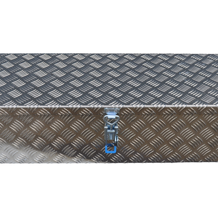 De Haan DE HAAN BOX HS - 900x380x230 mm - waterdichte en stofdichte aluminium traanplaat disselbak - voorzien van vlinderslot, spansluiting of t-sluiting