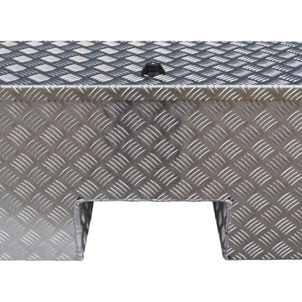 De Haan DE HAAN BOX IN - 800x350x400 mm - aluminium traanplaat disselbak - voorzien van vlinderslot