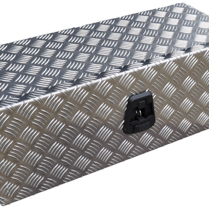 De Haan DE HAAN BOX O - 700x240x300 mm - waterdichte en stofdichte aluminium traanplaat disselbak - voorzien van vlinderslot of t-sluiting