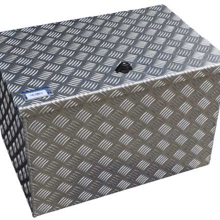 De Haan DE HAAN BOX OH - 600x400x400 mm - waterdichte en stofdichte aluminium traanplaat disselbak - voorzien van vlinderslot of t-sluiting