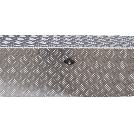 De Haan DE HAAN BOX OM - 900x250x250 mm - waterdichte en stofdichte aluminium traanplaat disselbak - voorzien van vlinderslot of t-sluiting