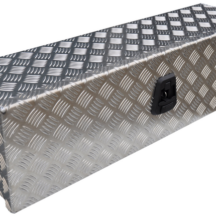 De Haan DE HAAN BOX OM - 900x250x250 mm - waterdichte en stofdichte aluminium traanplaat disselbak - voorzien van vlinderslot of t-sluiting