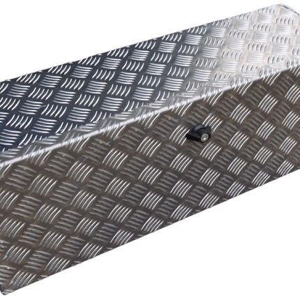 De Haan DE HAAN BOX OS - 750x250x250 mm - waterdichte en stofdichte aluminium traanplaat disselbak - voorzien van vlinderslot of t-sluiting