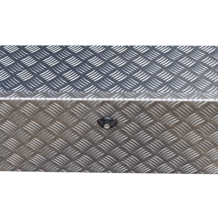 De Haan DE HAAN BOX OS - 750x250x250 mm - waterdichte en stofdichte aluminium traanplaat disselbak - voorzien van vlinderslot of t-sluiting