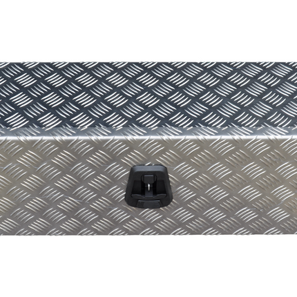 De Haan DE HAAN BOX OS - 750x250x250 mm - waterdichte en stofdichte aluminium traanplaat disselbak - voorzien van vlinderslot of t-sluiting