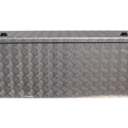 De Haan DE HAAN BOX U - 1140x380x400 mm - waterdichte en stofdichte aluminium traanplaat disselbak - voorzien van vlinderslot, spansluiting of t-sluiting