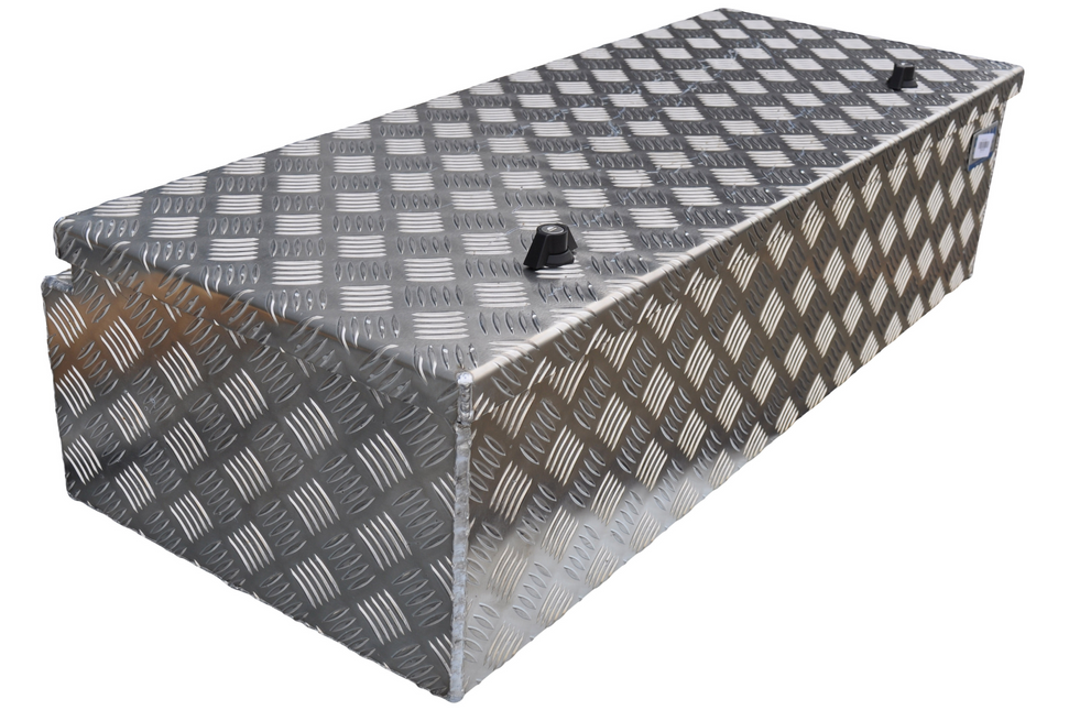 De Haan DE HAAN BOX WXV - 950x400x250 mm - aluminium traanplaat disselbak - voorzien van vlinderslot