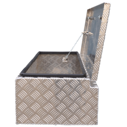 De Haan DE HAAN BOX WXV - 950x400x250 mm - aluminium traanplaat disselbak - voorzien van vlinderslot
