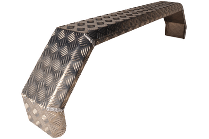 De Haan De Haan THMAQ 20155 - 1550x200x375 mm - aluminium traanplaat tandem spatbord