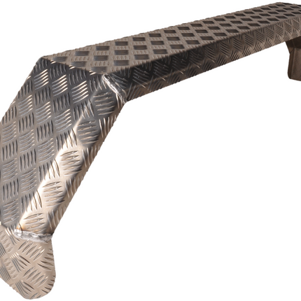 De Haan De Haan THMAQ 22155 - 1550x220x375 mm - aluminium traanplaat tandem spatbord