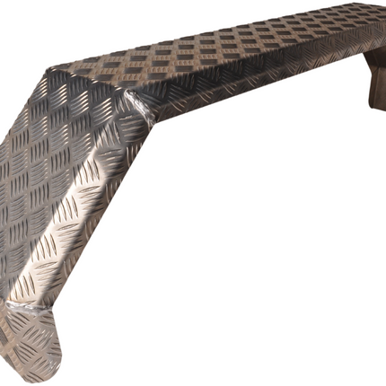 De Haan De Haan THMAQ 24150 - 1500x240x400 mm - aluminium traanplaat tandem spatbord