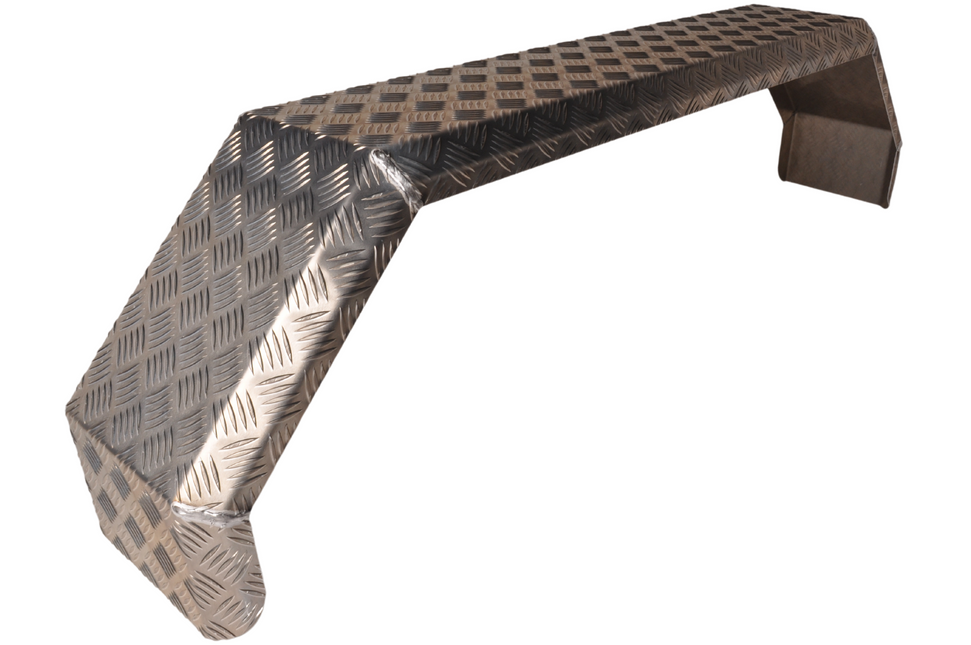 De Haan De Haan THMAQ 24150 - 1500x240x400 mm - aluminium traanplaat tandem spatbord