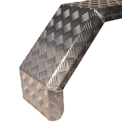 De Haan De Haan THMAQ 24150 - 1500x240x400 mm - aluminium traanplaat tandem spatbord