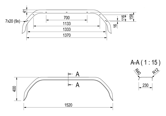 SF Glijders voor railroede 20 - 28 - 35 mm per 10 stuks SF Glijders voor railroede 20 - 28 - 35 mm per 10 stuks
