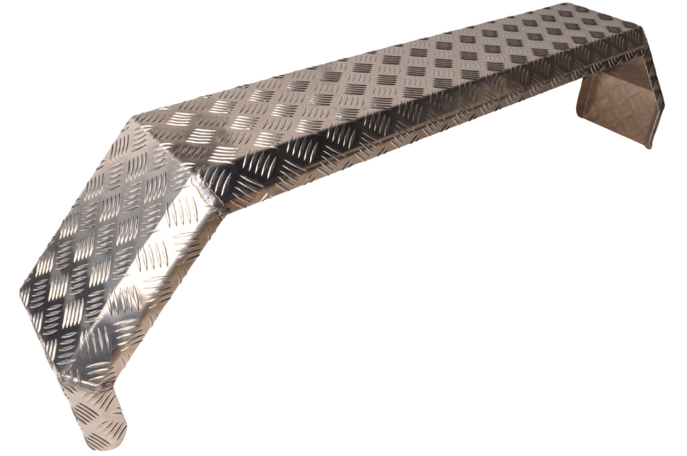 De Haan Spatbord Alu tandem 5-kant 1400x220x350 mm