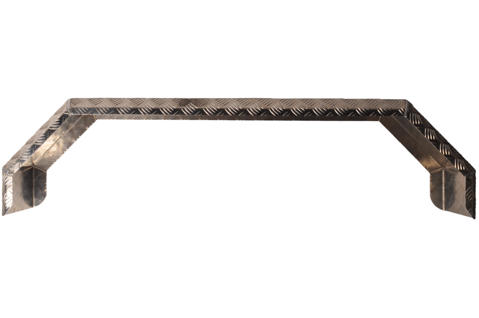 De Haan Tandem spatbord - 1400x200x350 mm - aluminium traanplaat materiaal - 5-kant