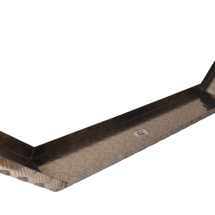 De Haan Tandem spatbord - 1400x220x350 mm - aluminium traanplaat materiaal - 5-kant