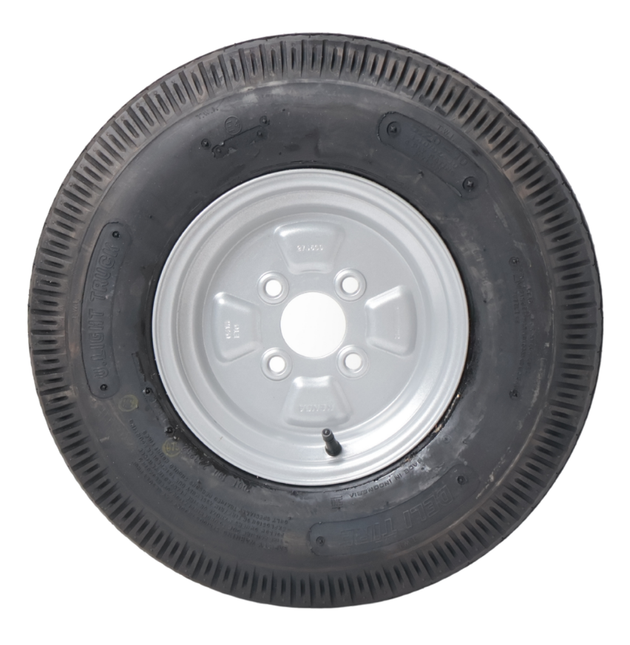 Deli Tire Compleet aanhanger wiel - 5.20-10 - steekmaat: 4x100 - draagvermogen: 280 kg - naafdiameter: 60 mm - 4PR