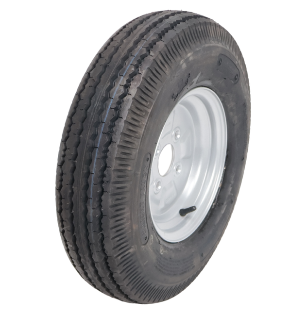 Deli Tire Compleet aanhanger wiel - 5.20-10 - steekmaat: 4x100 - draagvermogen: 280 kg - naafdiameter: 60 mm - 4PR