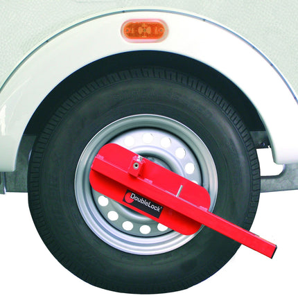 DoubleLock Buffalo compact wielklem - geschikt voor 13, 14 en 15 inch wielen/velgen - SCM gekeurd