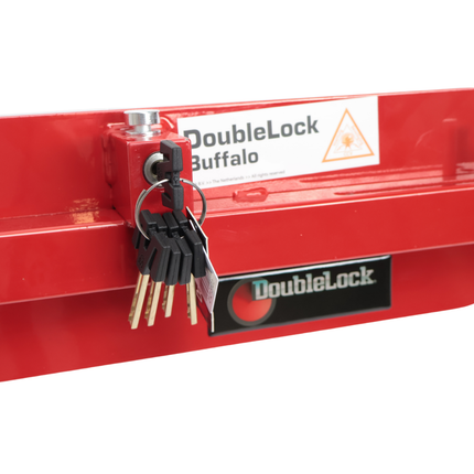 DoubleLock Buffalo compact wielklem - geschikt voor 13, 14 en 15 inch wielen/velgen - SCM gekeurd