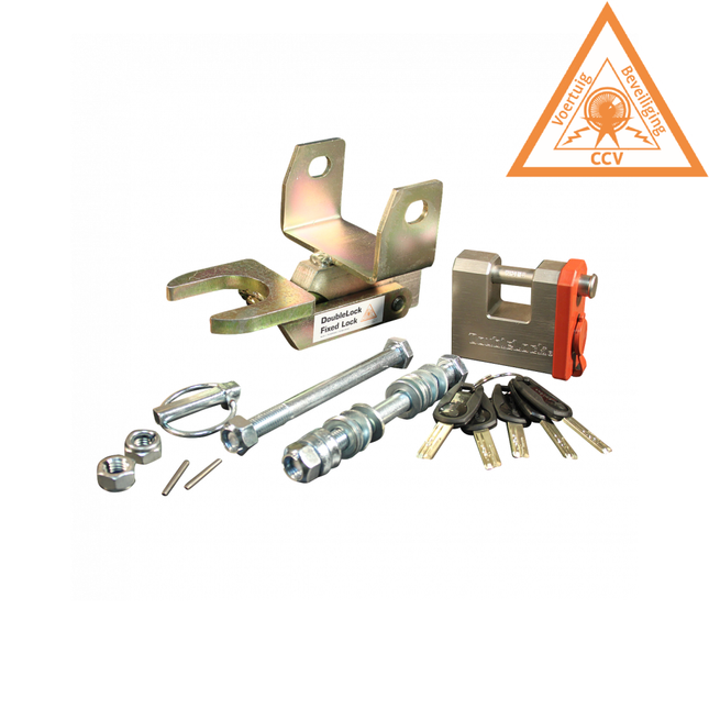 DoubleLock DoubleLock Avonride AV50 Fixed Lock - SCM gekeurd onderbouw disselslot voor de Knott Avonride AV50