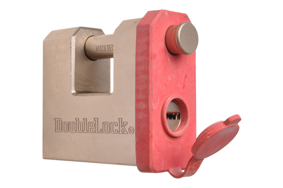 DoubleLock DoubleLock Padlock X - SCM gekeurd - Los slot fixed lock.