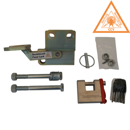 DoubleLock DoubleLock WAK35 Fixed Lock - SCM gekeurd onderbouw disselslot voor geremde koppelingen