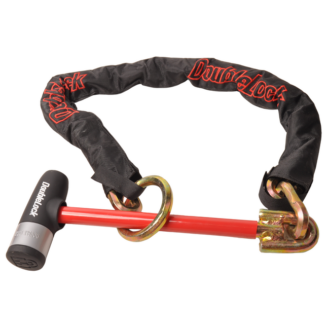 DoubleLock Kettingslot/loopchain - 130 cm lang - SCM gekeurd - wielklem functie